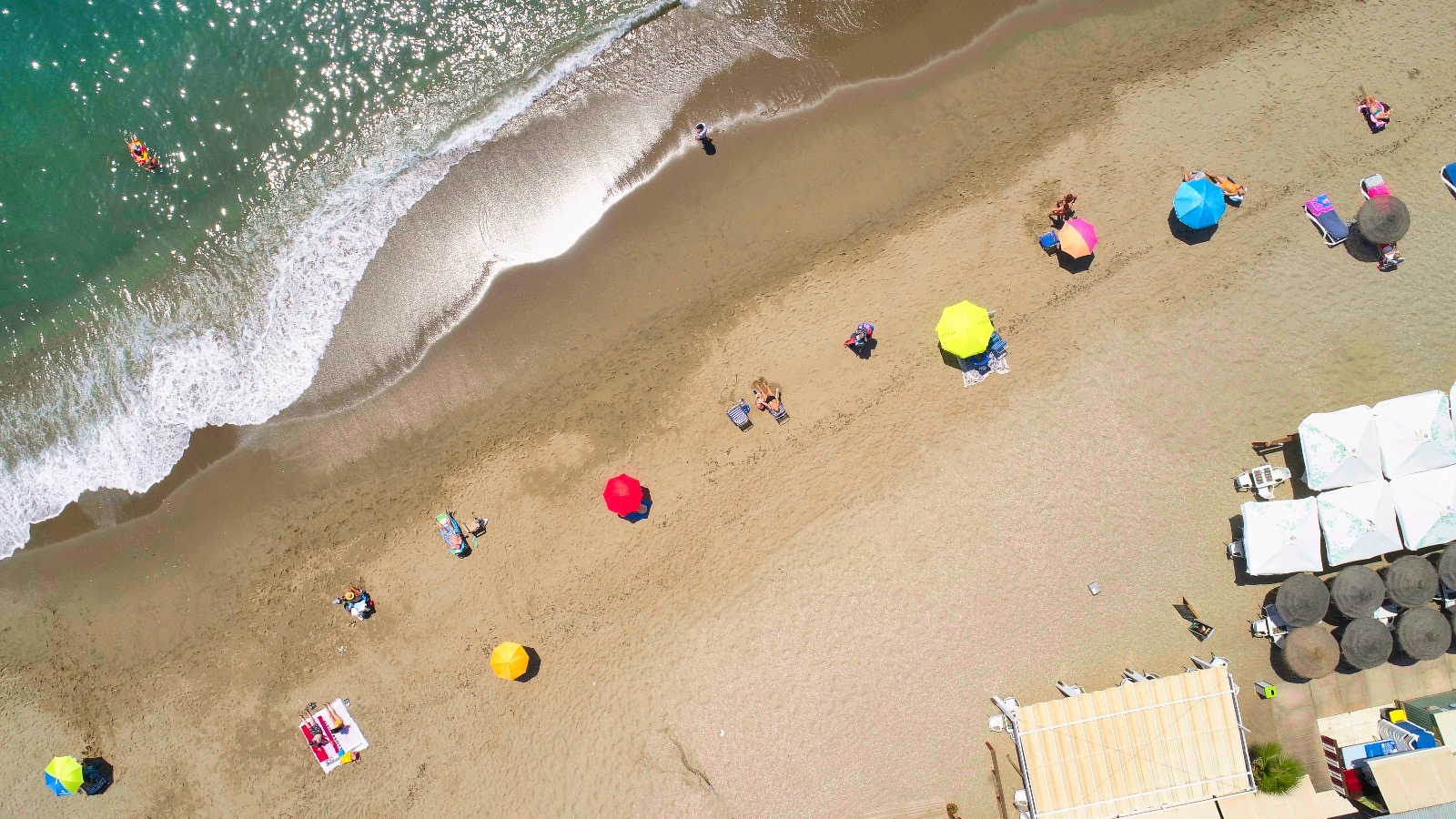 Mar Menor, Murcia, Spain aerial view